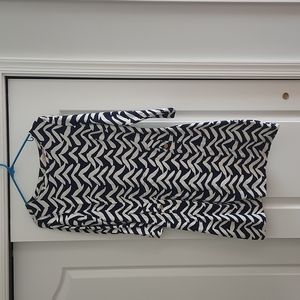 Lilly Pulitzer Navy and White Sea Gull Print Sample Dress